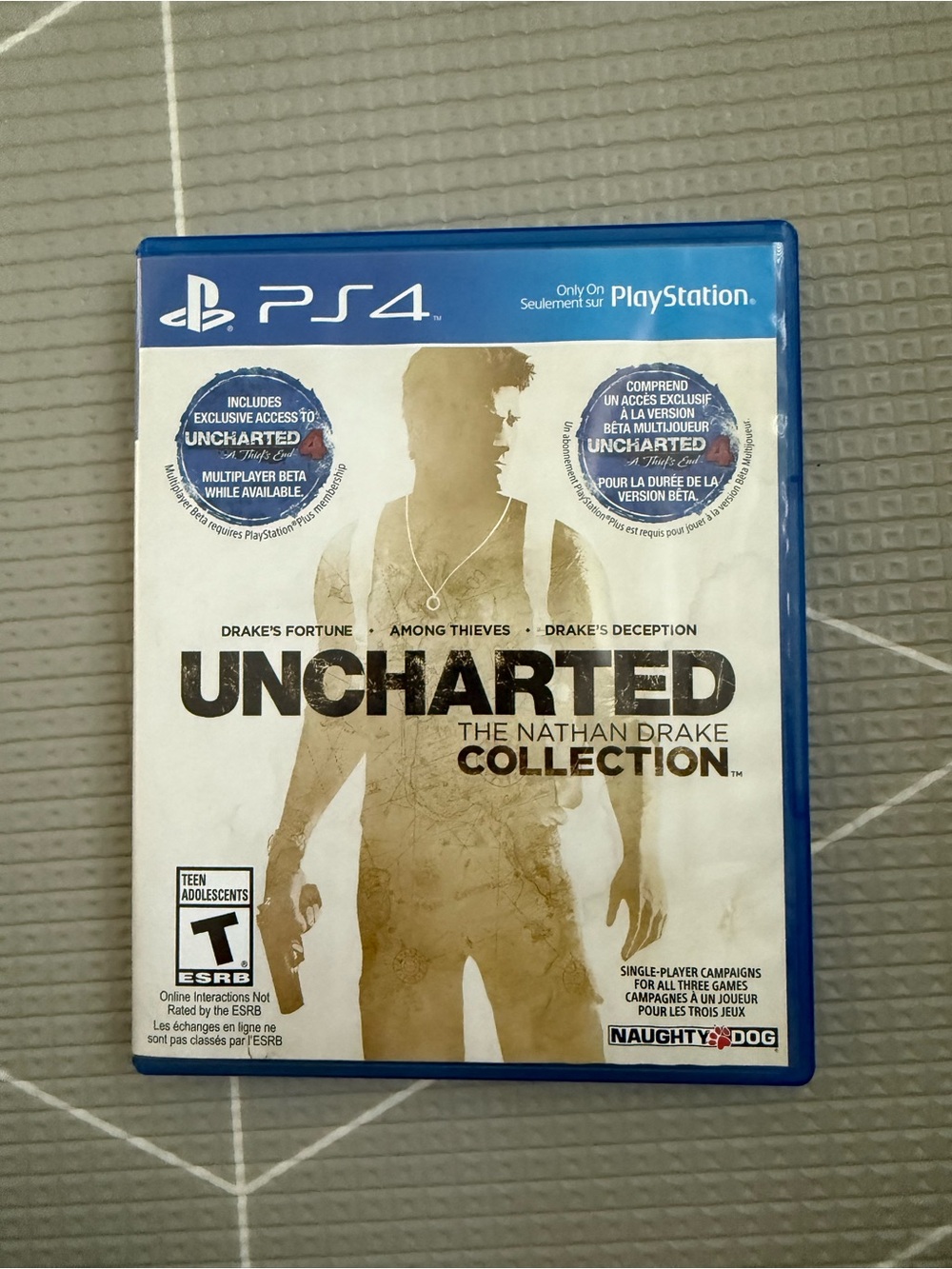 Sony PS4 Uncharted: The Nathan Drake Collection — Blue Case